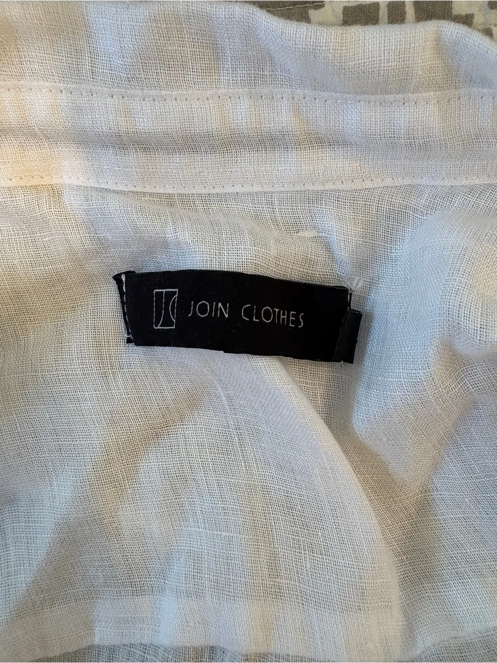 Lightweight White Linen Women’s Buttondown shift | like new!